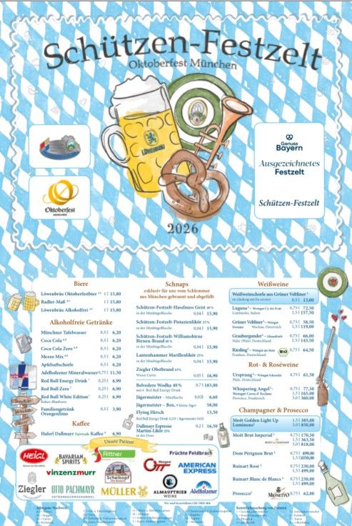 Unsere Speisekarte