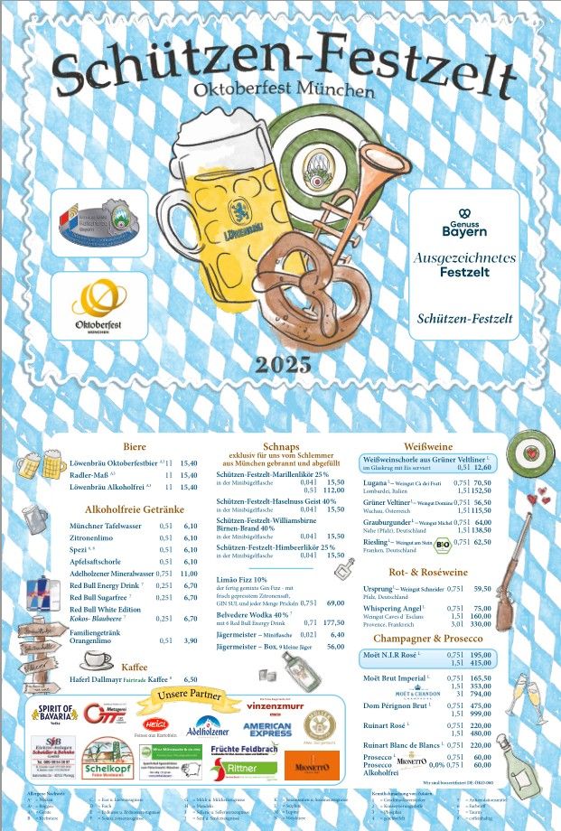 Unsere Speisekarte